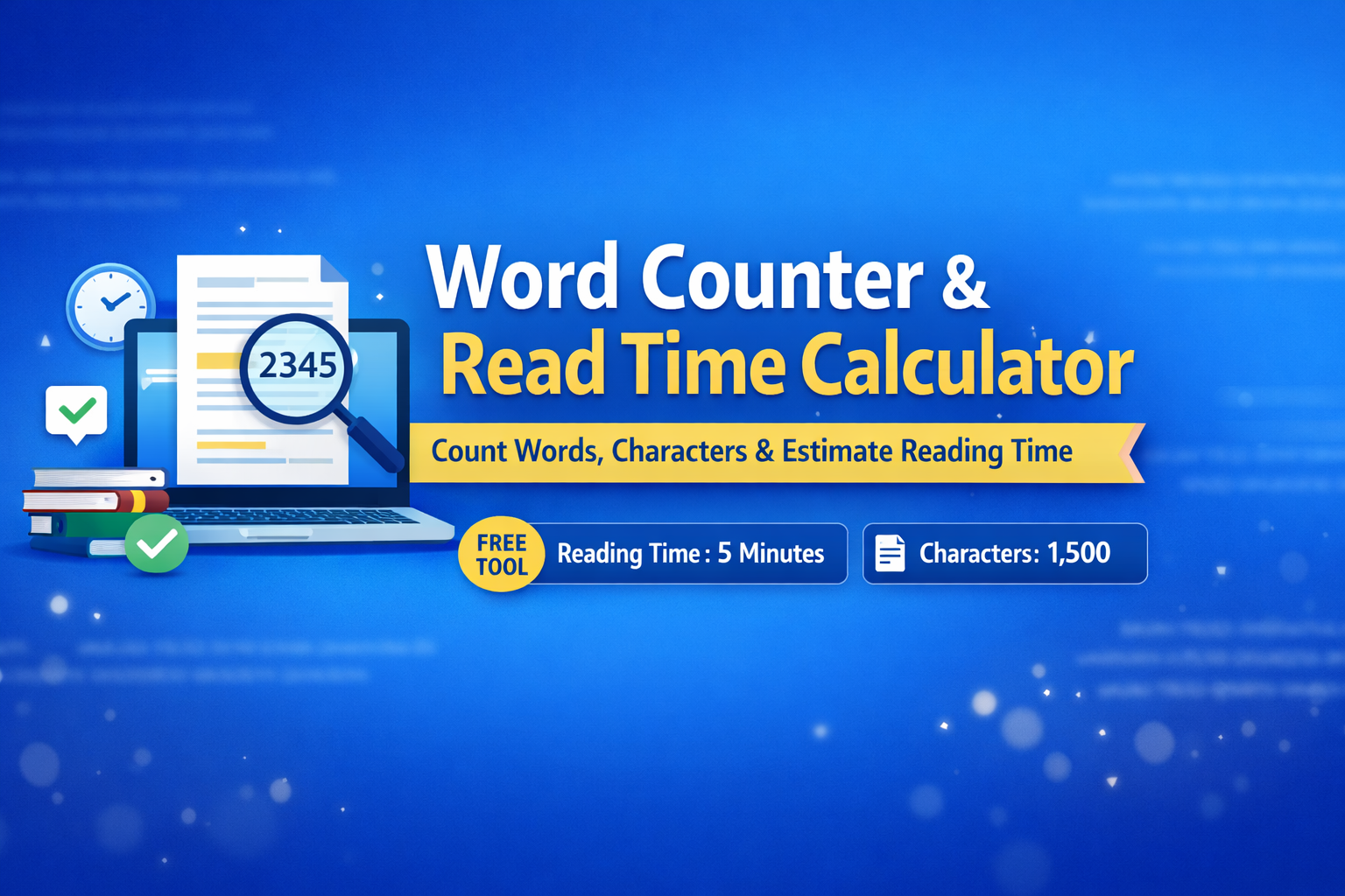 Counter Reading Word Counter & Read Time Calculator 2026